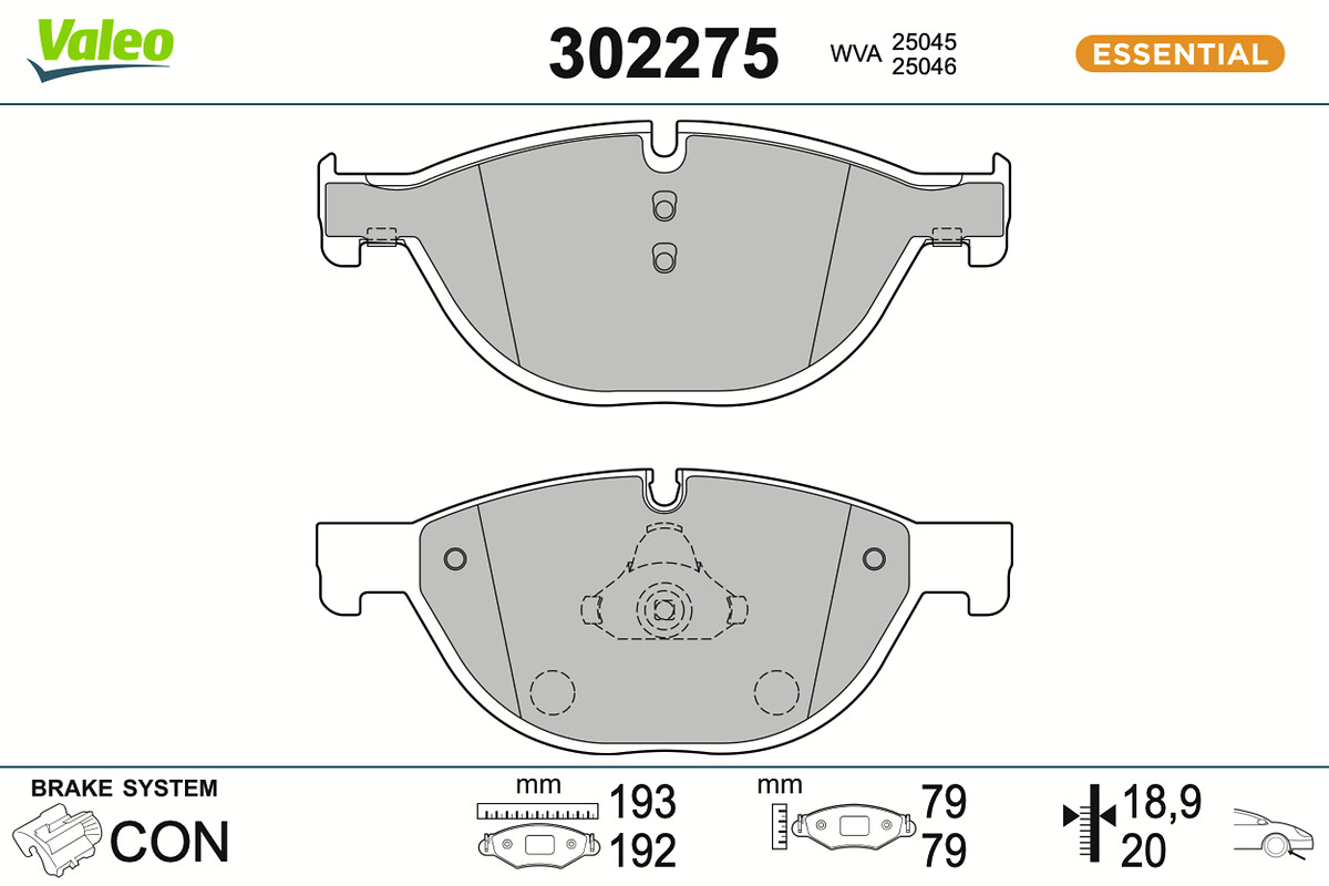 BRAKE PADS FIRST BMW 5 SERIES 07.10